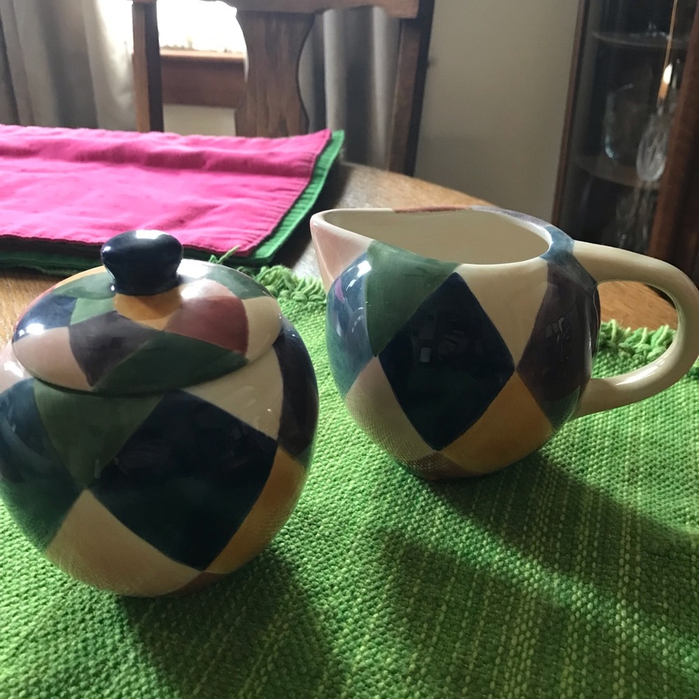 TABLETOPS UNLIMITED SUGAR & CREAMER SET